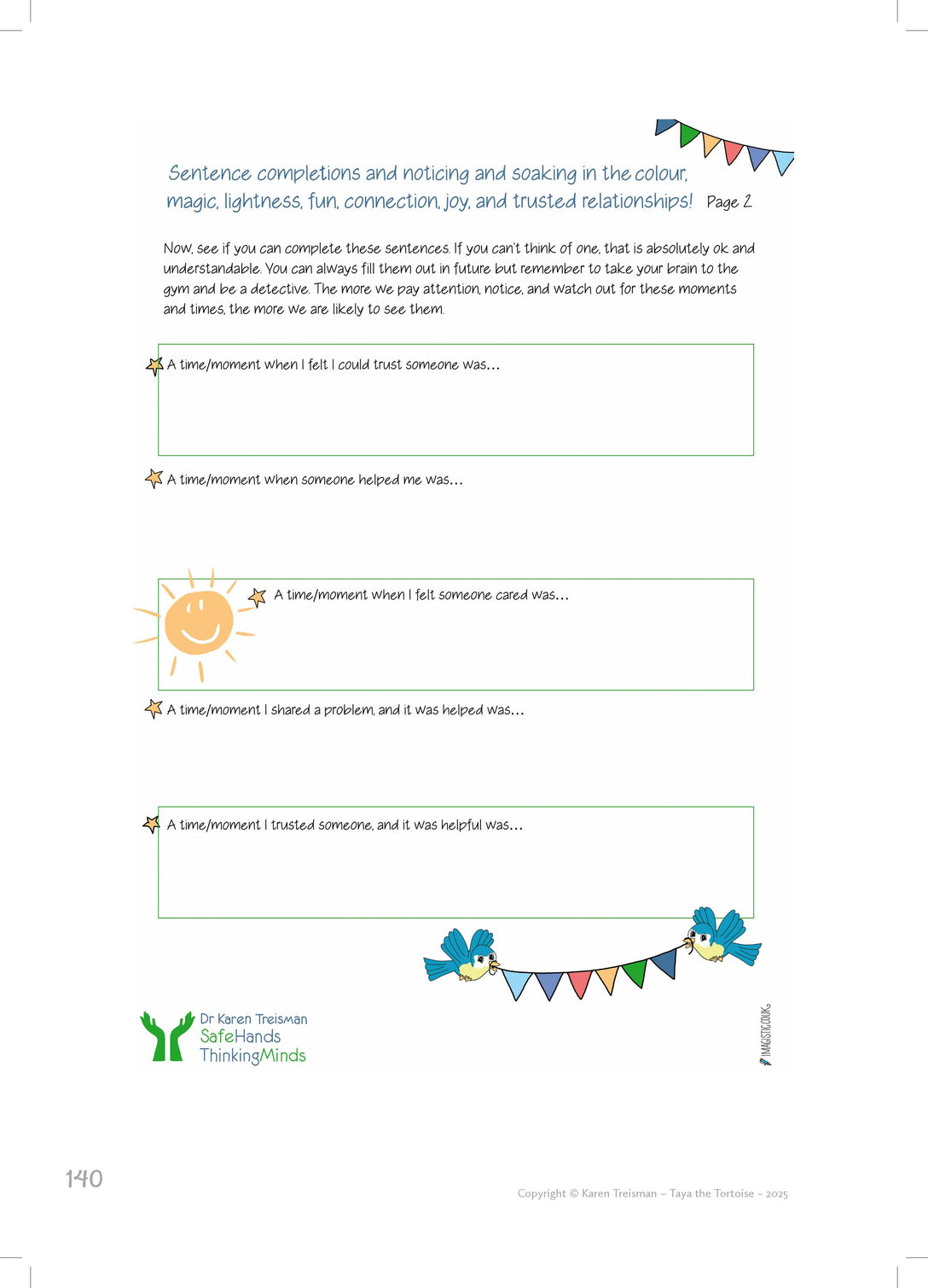 Taya the Tortoise Activity Book for Children who Bottle Up, Retreat or Disconnect
