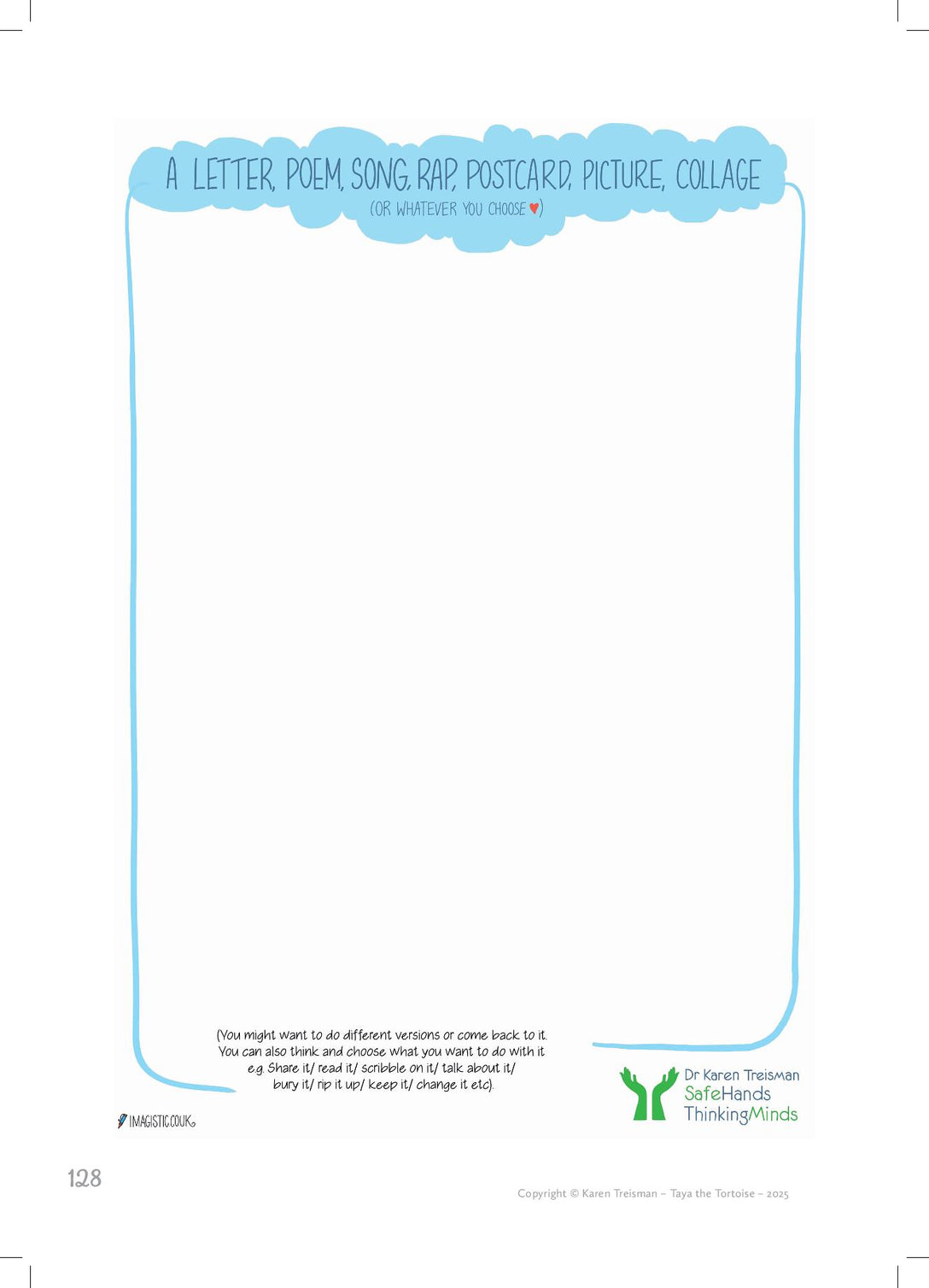 Taya the Tortoise Activity Book for Children who Bottle Up, Retreat or Disconnect