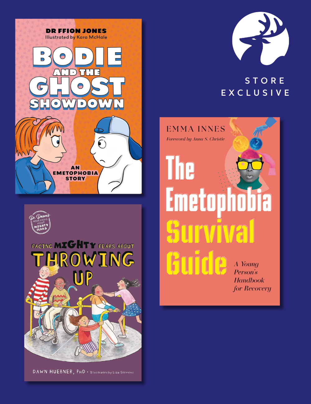 Books on Emetophobia for Children and Teens Bundle