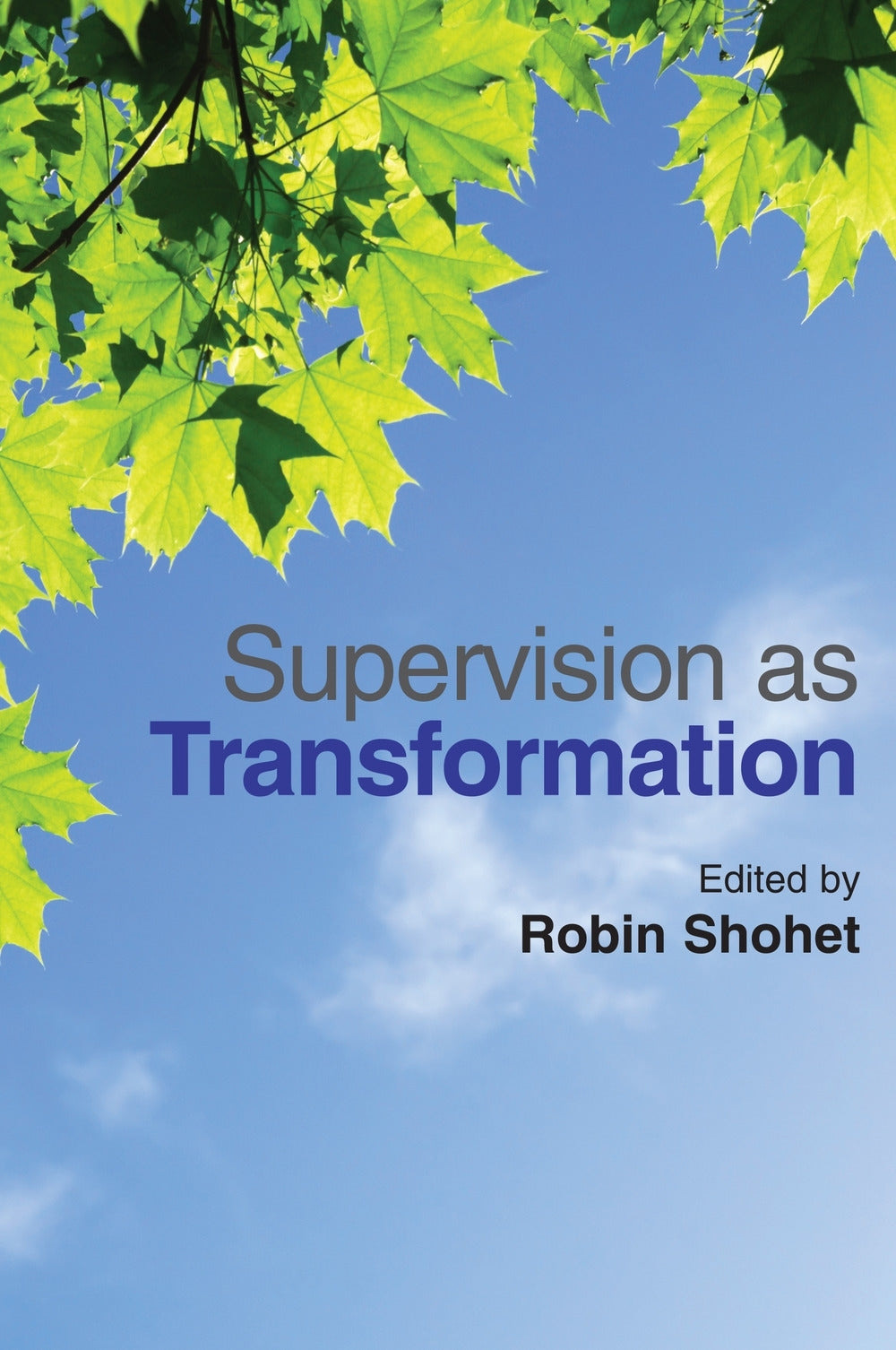 Supervision as Transformation by Robin Shohet, Ben Fuchs, No Author Listed